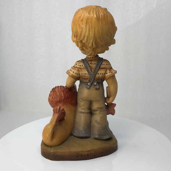 ANRI Tag Along Hand Carved Figurine Made in Italy by Sarah Kay 6.5” 209/4000 - Picture 4 of 14